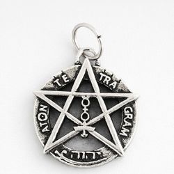 Tetragrammaton-Medaille aus Zamak