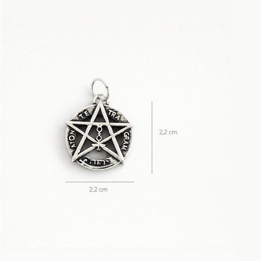 Tetragrammaton-Medaille aus Zamak