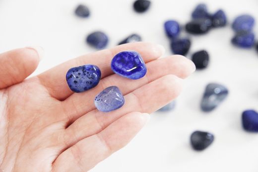 Pedra Rodada Àgata Blava