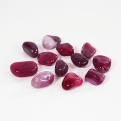 Mineral Rodado Ágata Fucsia Bolsa de 100 g
