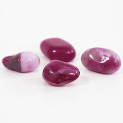 Mineral Rodado Ágata Fucsia Bolsa de 100 g