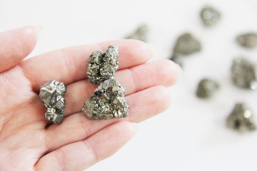 Mineral Rodado Pirita Bolsa de 100 g
