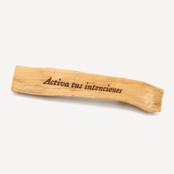 Palo Santo Grabado · Limpieza Energética con Intención