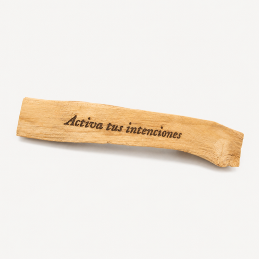 Palo Santo Grabado · Limpieza Energética con Intención