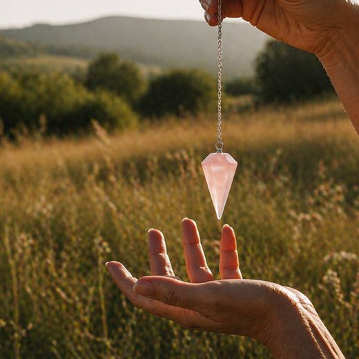 Pèndol de Quars Rosa