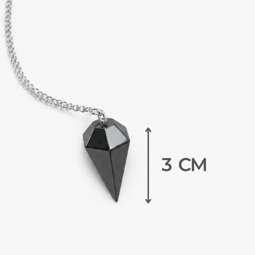 Pèndol Facetat d'Hematite