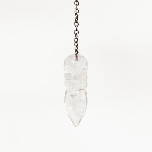 Pèndol Egipci Mineral Quars Blanc