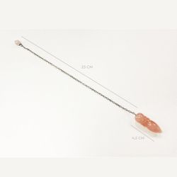 Pèndol Egipci Mineral Quars Rosa