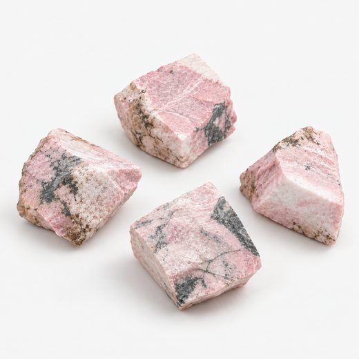 Rhodonite Brute · Guérison Émotionnelle