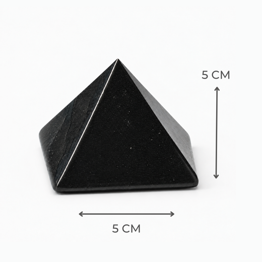 Shungite Pyramid · 5 cm