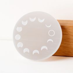 Placa de Selenita Fases Lunares