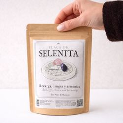 Placa de Selenita Flor de la Vida