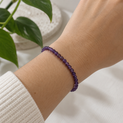 Pulsera Bola Amatista 4mm