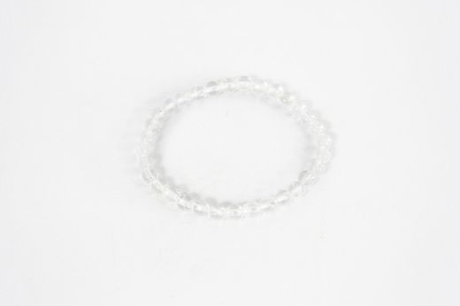 Pulsera Bola Cuarzo Blanco