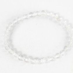 Pulsera Bola Cuarzo Blanco