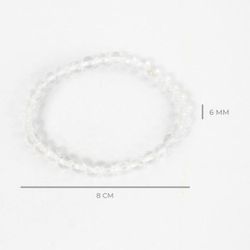 Pulsera Bola Cuarzo Blanco