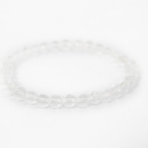 Pulsera Bola Cuarzo Blanco