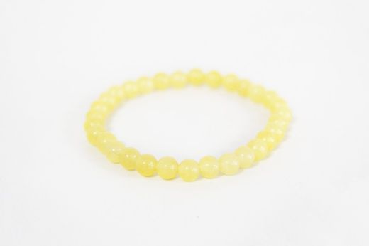 Pulsera Bola Jade Amarilla