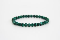 Polsera Bola Malaquita 4 mm Per a La Protecció