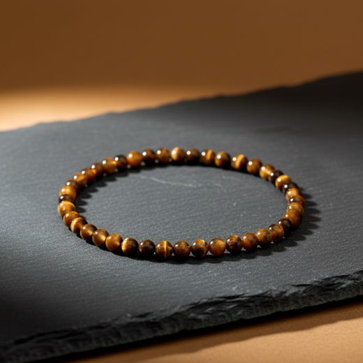 Pulsera Bola Ojo de Tigre 0,5mm