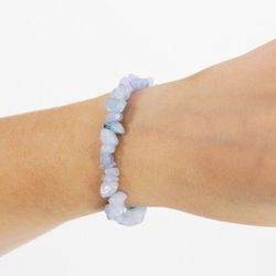 Pulsera Chip Aguamarina