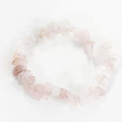 Pulsera Chip Cuarzo Rosa