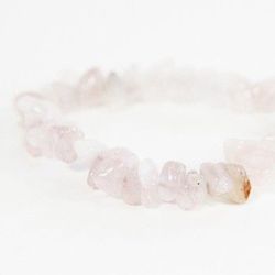 Pulsera Chip Cuarzo Rosa