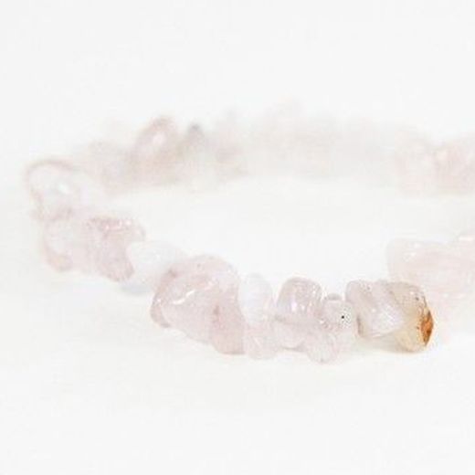 Pulsera Chip Cuarzo Rosa