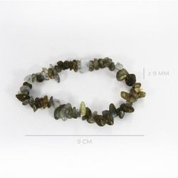 Pulsera Chip Labradorita