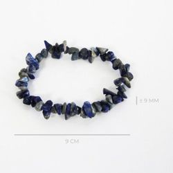 Pulsera Chip Lapislázuli