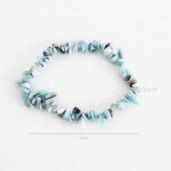 Pulsera Chip Larimar