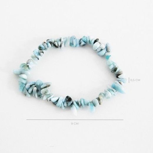 Pulsera Chip Larimar