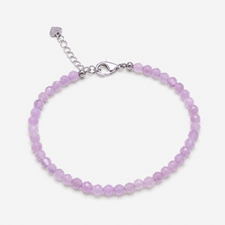 Pulsera de Kuncita Facetada · Plata 925