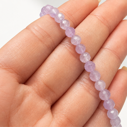 Pulsera de Kuncita Facetada · Plata 925