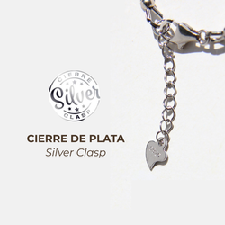 Pulsera de Kuncita Facetada · Plata 925