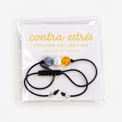 Mineral-Armband Feeling gegen Stress – 3 Heilsteine 8 mm