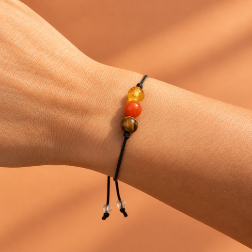 Mineral Armband Feeling Kreativität – 3 Edelsteine