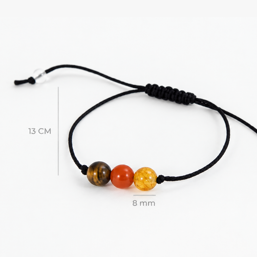 Mineral Armband Feeling Kreativität – 3 Edelsteine