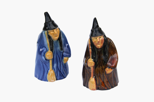 Quemador Cerámica Bruja Escoba