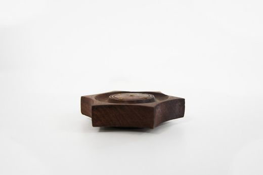Soporte Incienso Madera Estrella