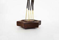 Suport Encens Fusta Estrella