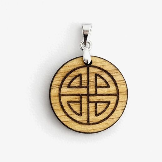 Celtic Solar Cross Talisman Pendant