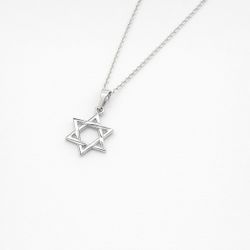 Star of David Silver Talisman