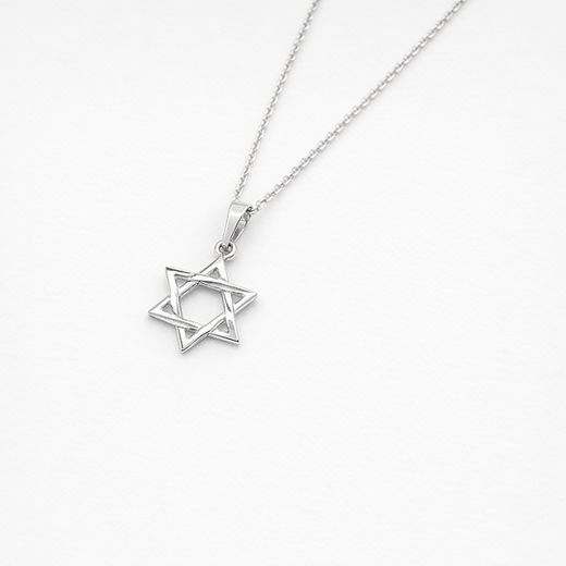 Star of David Silver Talisman