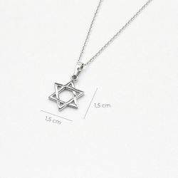 Star of David Silver Talisman