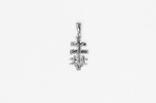 Talismán Plata Cruz de Caravaca