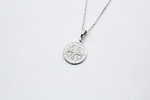 Talismà Plata Medalla Sant Benet