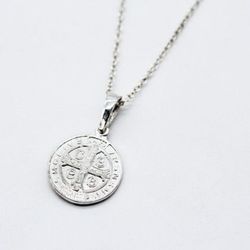 Talismà Plata Medalla Sant Benet