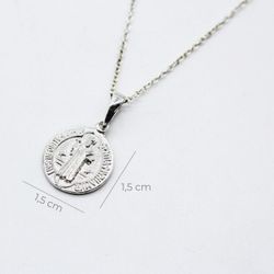 Talismà Plata Medalla Sant Benet