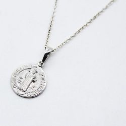 Talismà Plata Medalla Sant Benet